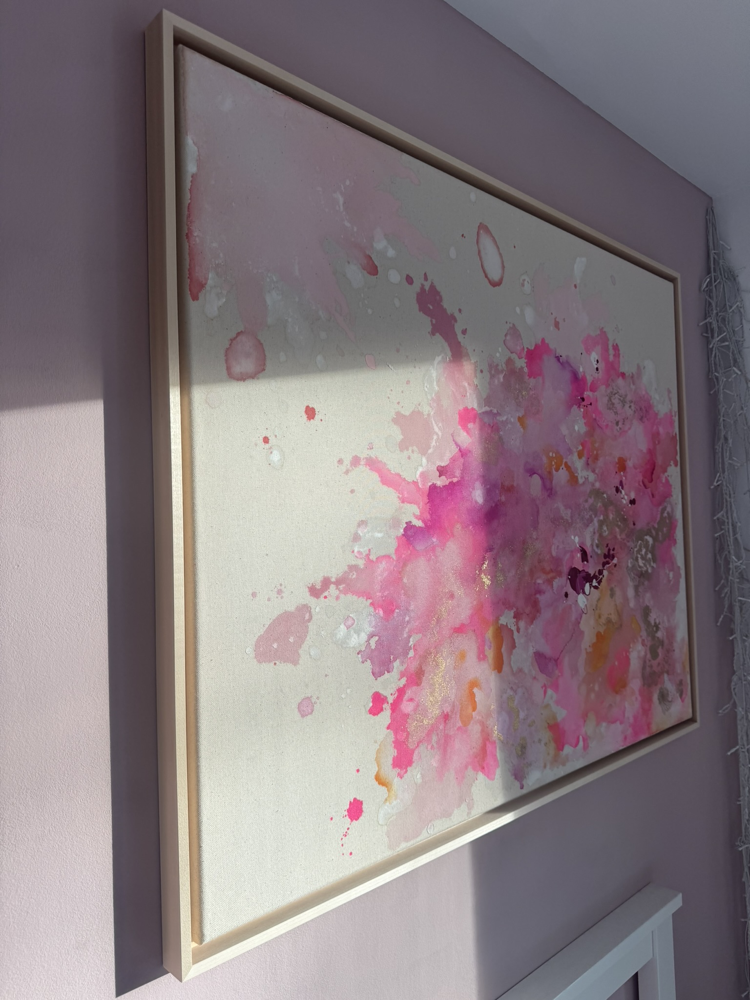Bloom, 2026, Acryl und Gold auf roher Baumwollleinwand, Ansicht 11